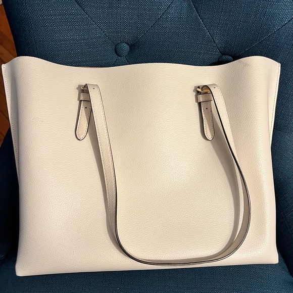 Cream Coach Bag - like new - Picture 2 of 4
